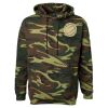 Unisex Camo Fleece Hoodie Sweatshirt Thumbnail