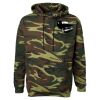 Unisex Camo Fleece Hoodie Sweatshirt Thumbnail