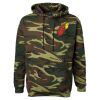 Unisex Camo Fleece Hoodie Sweatshirt Thumbnail