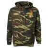 Unisex Camo Fleece Hoodie Sweatshirt Thumbnail