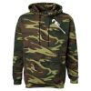 Unisex Camo Fleece Hoodie Sweatshirt Thumbnail