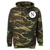 Unisex Camo Fleece Hoodie Sweatshirt Thumbnail