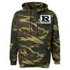 Unisex Camo Fleece Hoodie Sweatshirt Thumbnail