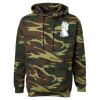Unisex Camo Fleece Hoodie Sweatshirt Thumbnail