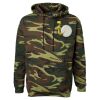 Unisex Camo Fleece Hoodie Sweatshirt Thumbnail
