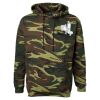 Unisex Camo Fleece Hoodie Sweatshirt Thumbnail