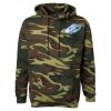 Unisex Camo Fleece Hoodie Sweatshirt Thumbnail