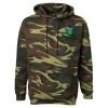 Unisex Camo Fleece Hoodie Sweatshirt Thumbnail