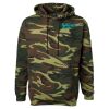 Unisex Camo Fleece Hoodie Sweatshirt Thumbnail