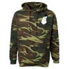 Unisex Camo Fleece Hoodie Sweatshirt Thumbnail