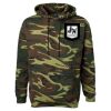 Unisex Camo Fleece Hoodie Sweatshirt Thumbnail