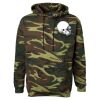 Unisex Camo Fleece Hoodie Sweatshirt Thumbnail