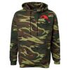 Unisex Camo Fleece Hoodie Sweatshirt Thumbnail