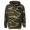 Unisex Camo Fleece Hoodie Sweatshirt Thumbnail