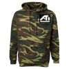 Unisex Camo Fleece Hoodie Sweatshirt Thumbnail