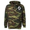 Unisex Camo Fleece Hoodie Sweatshirt Thumbnail