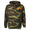 Unisex Camo Fleece Hoodie Sweatshirt Thumbnail