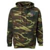 Unisex Camo Fleece Hoodie Sweatshirt Thumbnail
