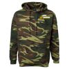 Unisex Camo Fleece Hoodie Sweatshirt Thumbnail