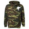 Unisex Camo Fleece Hoodie Sweatshirt Thumbnail