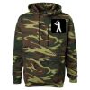 Unisex Camo Fleece Hoodie Sweatshirt Thumbnail
