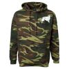 Unisex Camo Fleece Hoodie Sweatshirt Thumbnail