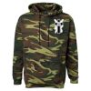 Unisex Camo Fleece Hoodie Sweatshirt Thumbnail