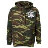 Unisex Camo Fleece Hoodie Sweatshirt Thumbnail