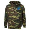 Unisex Camo Fleece Hoodie Sweatshirt Thumbnail
