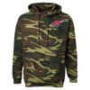 Unisex Camo Fleece Hoodie Sweatshirt Thumbnail