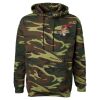 Unisex Camo Fleece Hoodie Sweatshirt Thumbnail