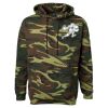 Unisex Camo Fleece Hoodie Sweatshirt Thumbnail
