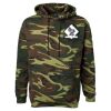 Unisex Camo Fleece Hoodie Sweatshirt Thumbnail