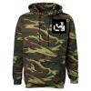 Unisex Camo Fleece Hoodie Sweatshirt Thumbnail
