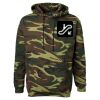 Unisex Camo Fleece Hoodie Sweatshirt Thumbnail
