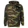 Unisex Camo Fleece Hoodie Sweatshirt Thumbnail