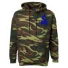 Unisex Camo Fleece Hoodie Sweatshirt Thumbnail
