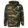 Unisex Camo Fleece Hoodie Sweatshirt Thumbnail