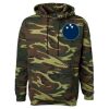 Unisex Camo Fleece Hoodie Sweatshirt Thumbnail