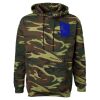 Unisex Camo Fleece Hoodie Sweatshirt Thumbnail