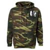 Unisex Camo Fleece Hoodie Sweatshirt Thumbnail