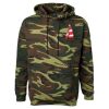 Unisex Camo Fleece Hoodie Sweatshirt Thumbnail