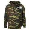 Unisex Camo Fleece Hoodie Sweatshirt Thumbnail