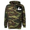 Unisex Camo Fleece Hoodie Sweatshirt Thumbnail