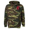 Unisex Camo Fleece Hoodie Sweatshirt Thumbnail
