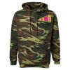 Unisex Camo Fleece Hoodie Sweatshirt Thumbnail