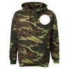 Unisex Camo Fleece Hoodie Sweatshirt Thumbnail