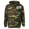 Unisex Camo Fleece Hoodie Sweatshirt Thumbnail