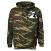 Unisex Camo Fleece Hoodie Sweatshirt Thumbnail