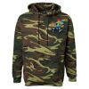 Unisex Camo Fleece Hoodie Sweatshirt Thumbnail